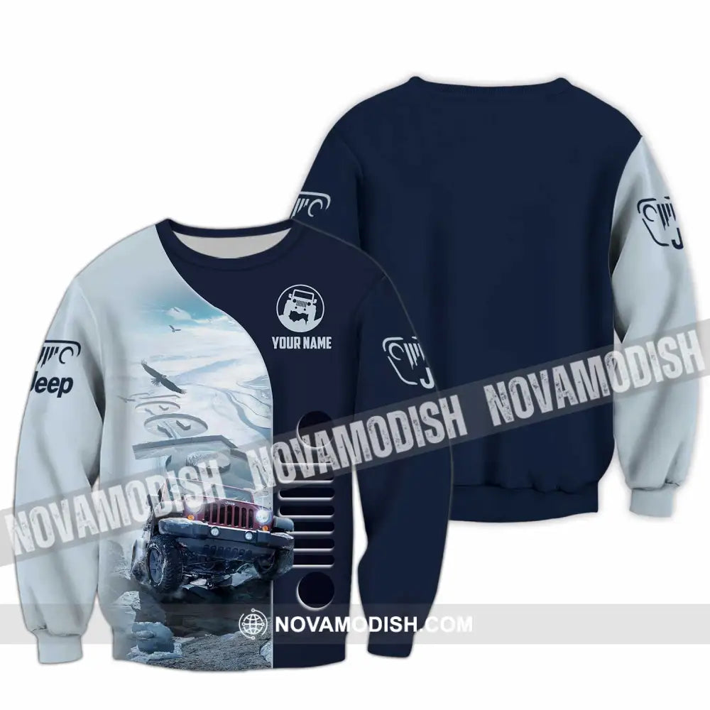 Unisex Shirt - Custom Jeep Car Sport Shirt Long Sleeve / S T-shirt