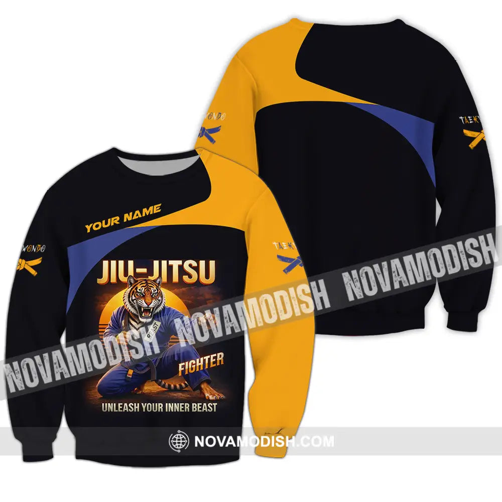 Unisex Shirt - Custom Jiu Jitsu 3D Shirt Long Sleeve / S T-shirt
