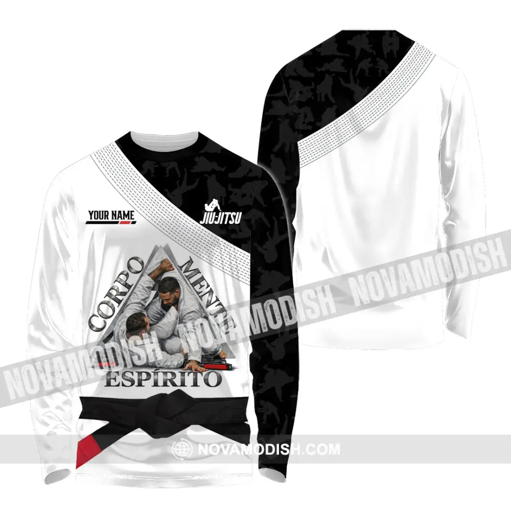 Unisex Shirt - Custom Jiu Jitsu 3D Shirt Long Sleeve Shirt / S T-shirt