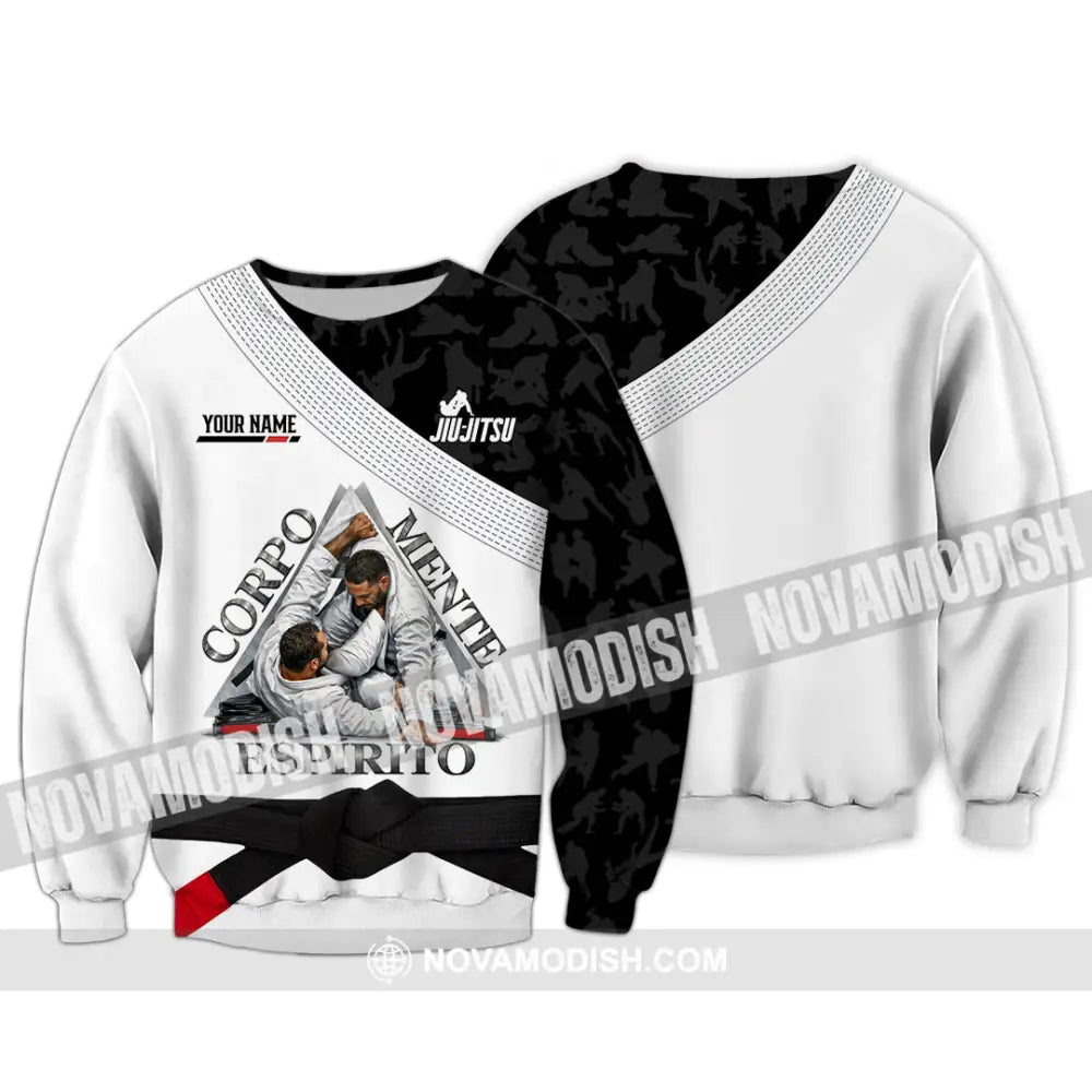 Unisex Shirt - Custom Jiu Jitsu 3D Shirt Long Sleeve / S T-shirt