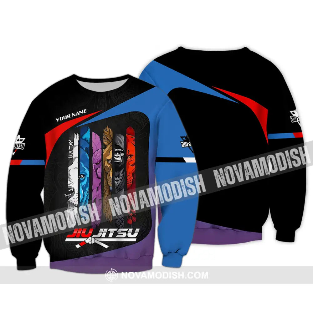 Unisex Shirt - Custom Jiu Jitsu 3D Shirt Long Sleeve / S T-shirt
