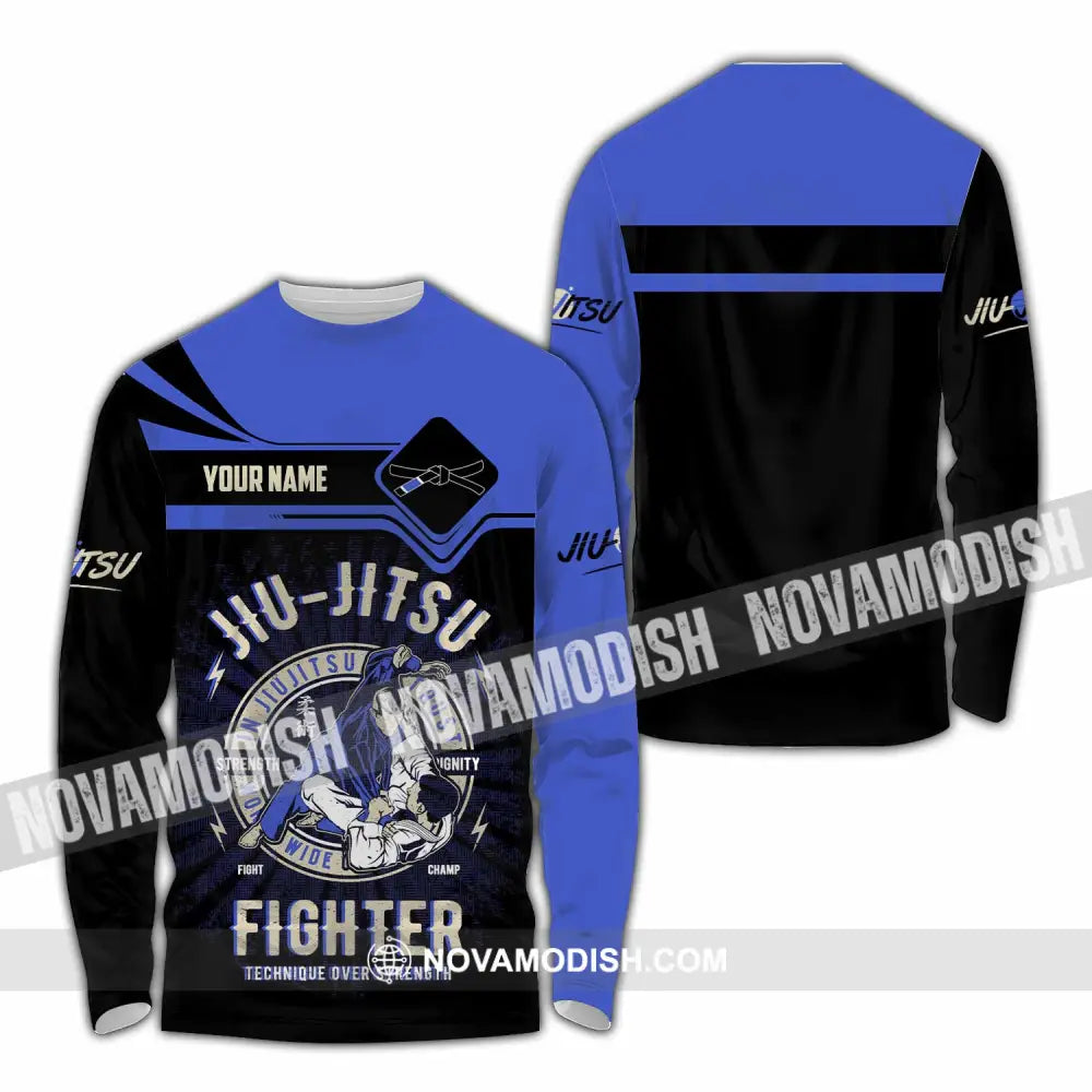 Unisex Shirt - Custom Jiu Jitsu 3D Shirt - Long Sleeve Shirt / S - T-shirt