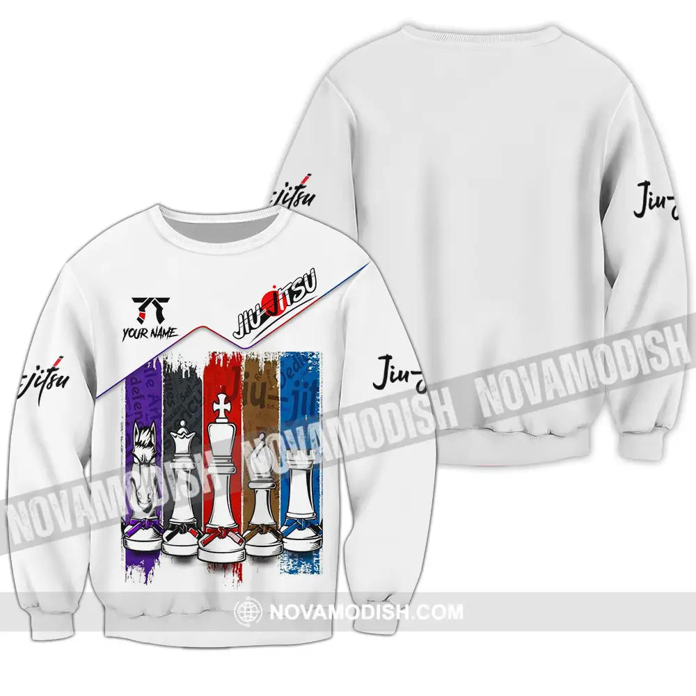 Unisex Shirt - Custom Jiu Jitsu 3D Shirt Long Sleeve / S T-shirt