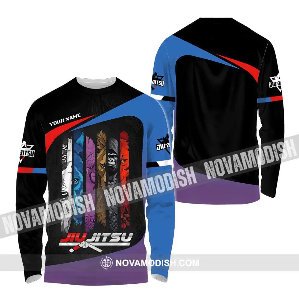 Unisex Shirt - Custom Jiu Jitsu 3D Shirt Long Sleeve Shirt / S T-shirt