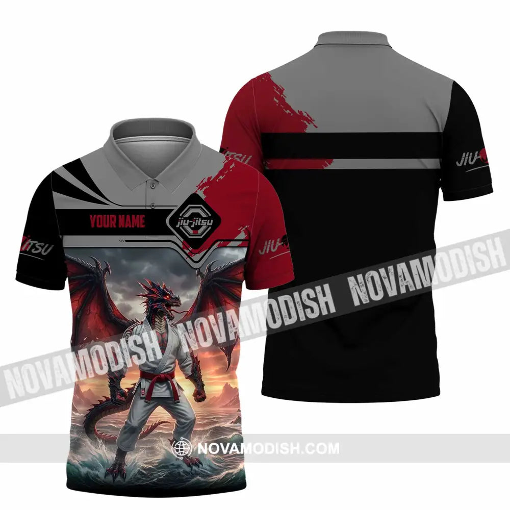Unisex Shirt - Custom Jiu Jitsu 3D Shirt Polo Shirt / S T-shirt