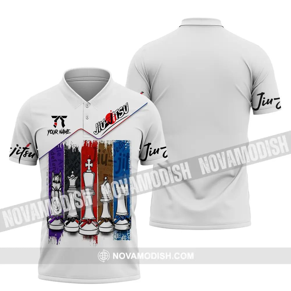 Unisex Shirt - Custom Jiu Jitsu 3D Shirt Polo Shirt / S T-shirt