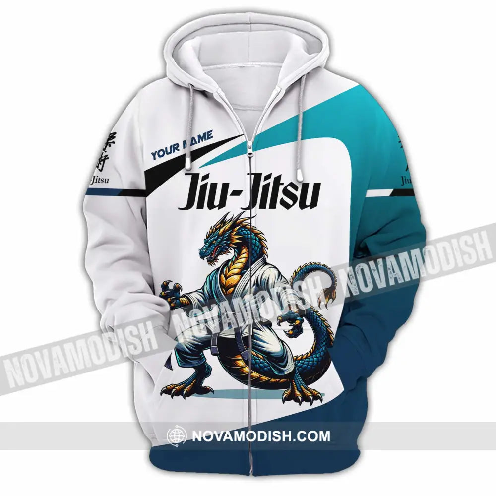 Unisex Shirt - Custom Jiu Jitsu 3D Shirt Zipper Hoodie / S T-shirt