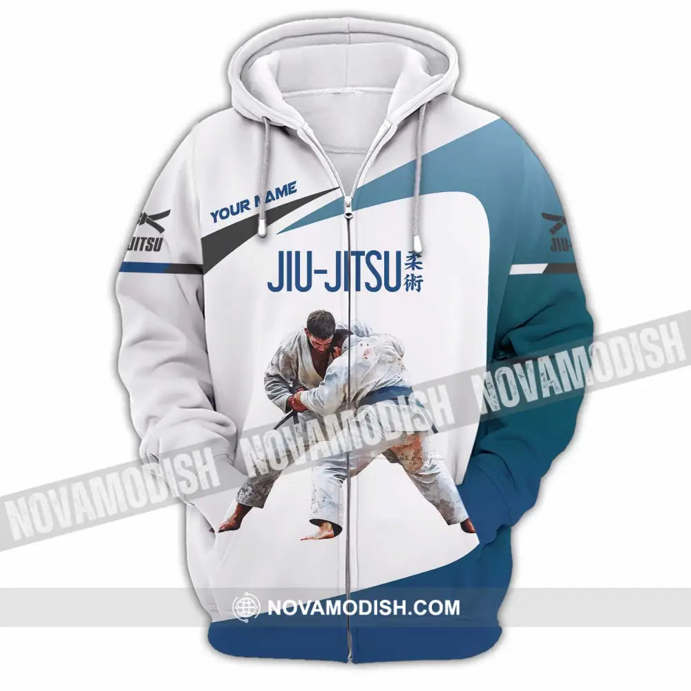 Unisex Shirt - Custom Jiu Jitsu 3D Shirt Zipper Hoodie / S T-shirt