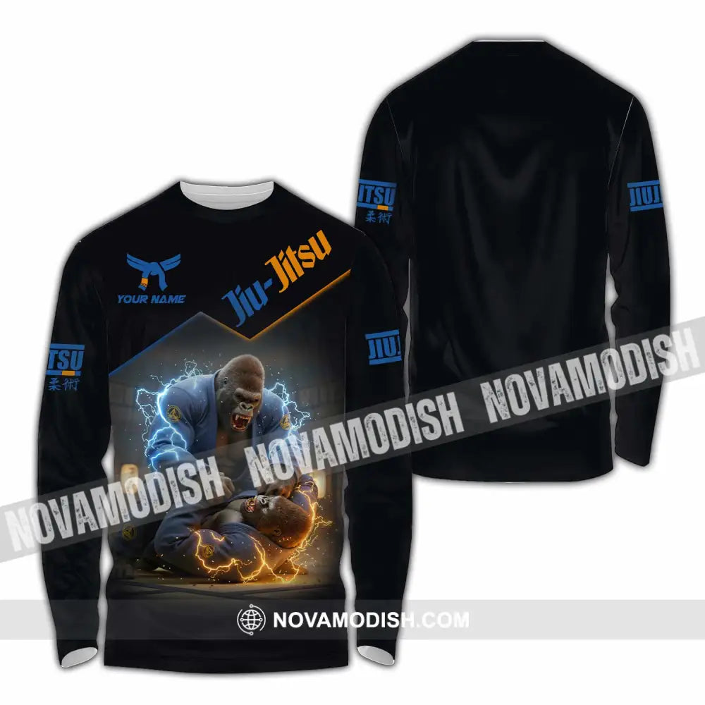 Unisex Shirt - Custom Jiu Jitsu Shirt Long Sleeve Shirt / S T-shirt