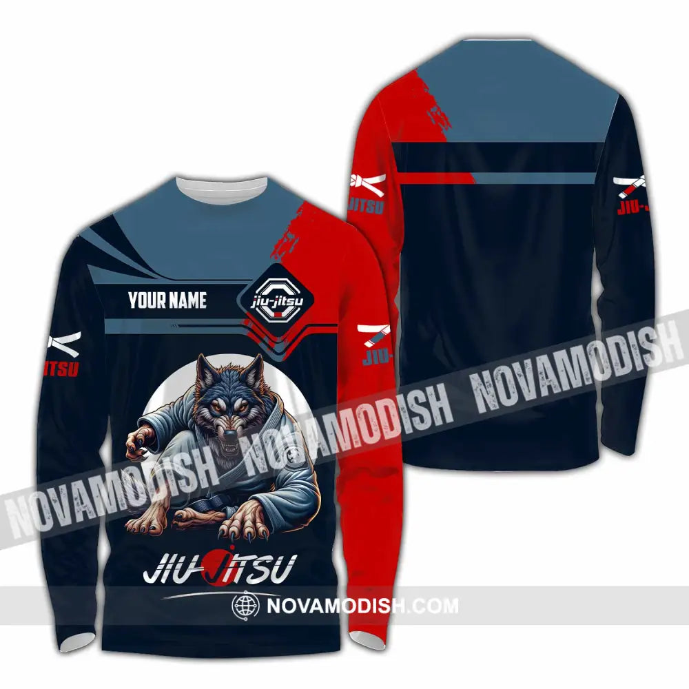 Unisex Shirt - Custom Jiu Jitsu Shirt Long Sleeve Shirt / S T-shirt
