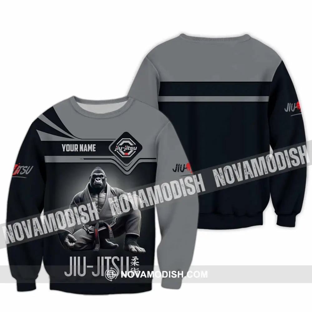 Unisex Shirt - Custom Jiu Jitsu Sport Shirt Long Sleeve / S T-shirt