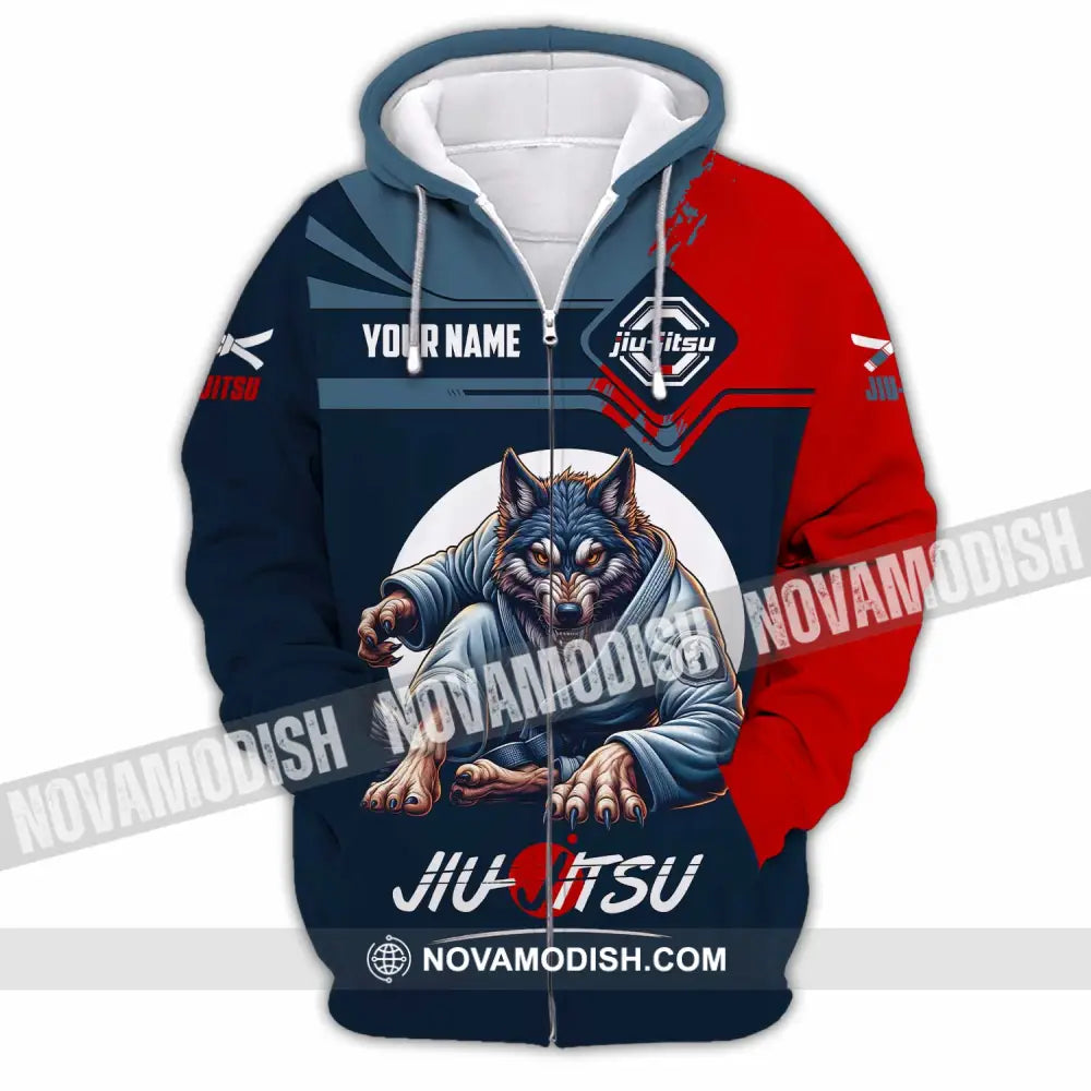 Unisex Shirt - Custom Jiu Jitsu Shirt Zipper Hoodie / S T-shirt