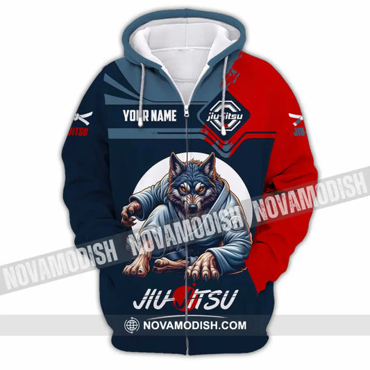 Unisex Shirt - Custom Jiu Jitsu Shirt Zipper Hoodie / S T-shirt