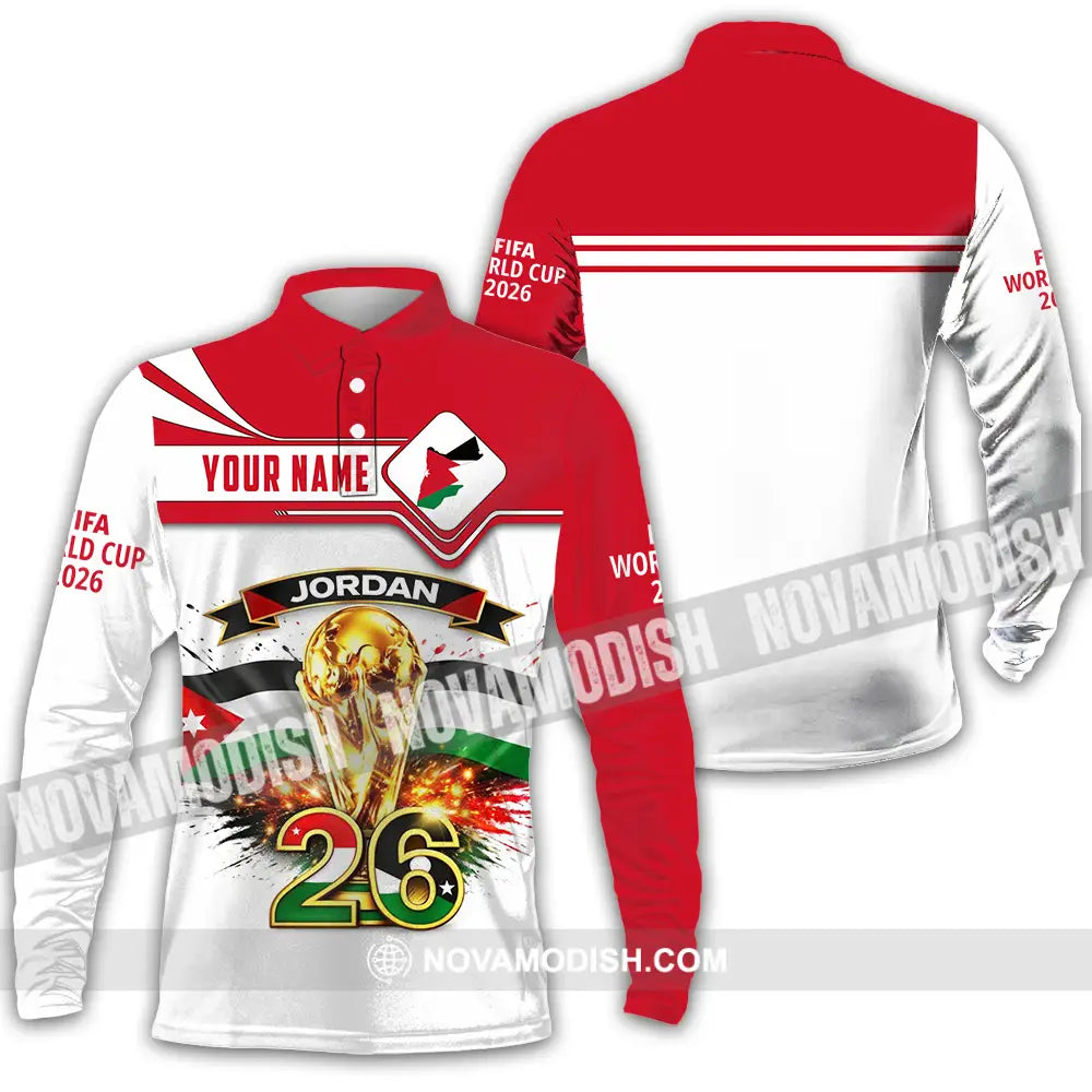 Unisex Shirt - Custom Jordan 3D Shirt Long Sleeve Polo / S T-shirt