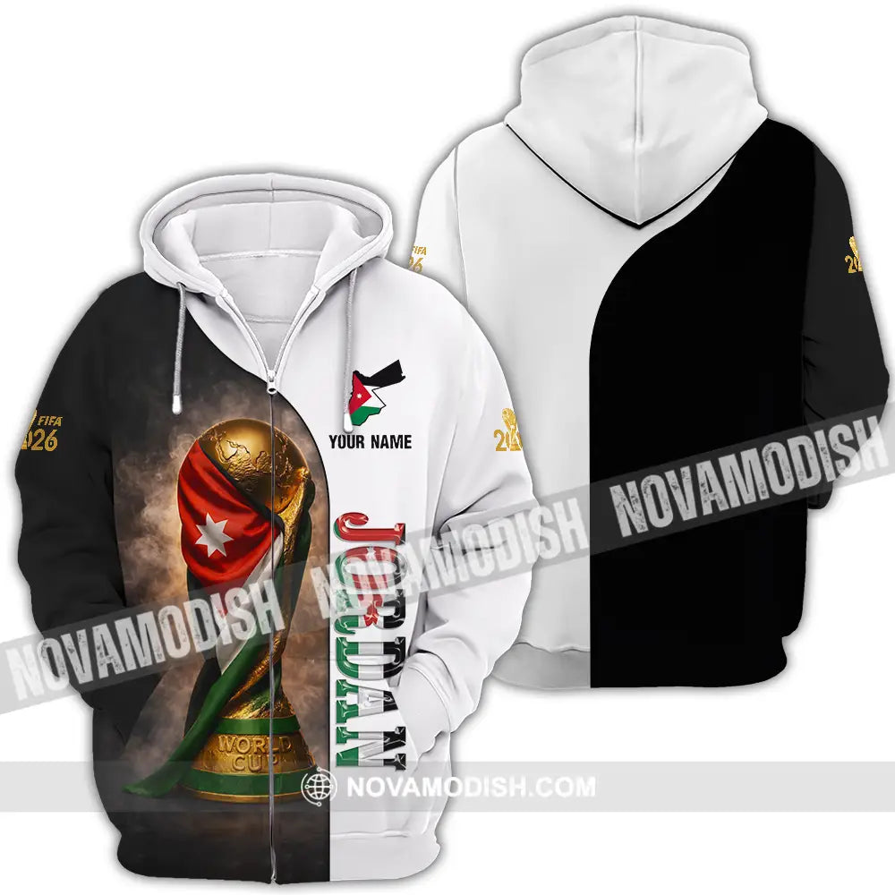 Unisex Shirt - Custom Jordan 3D Shirt Zipper Hoodie / S T-shirt