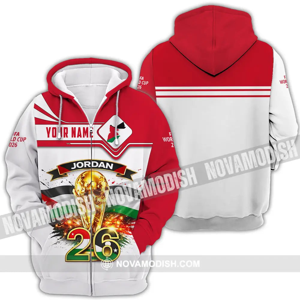 Unisex Shirt - Custom Jordan 3D Shirt Zipper Hoodie / S T-shirt