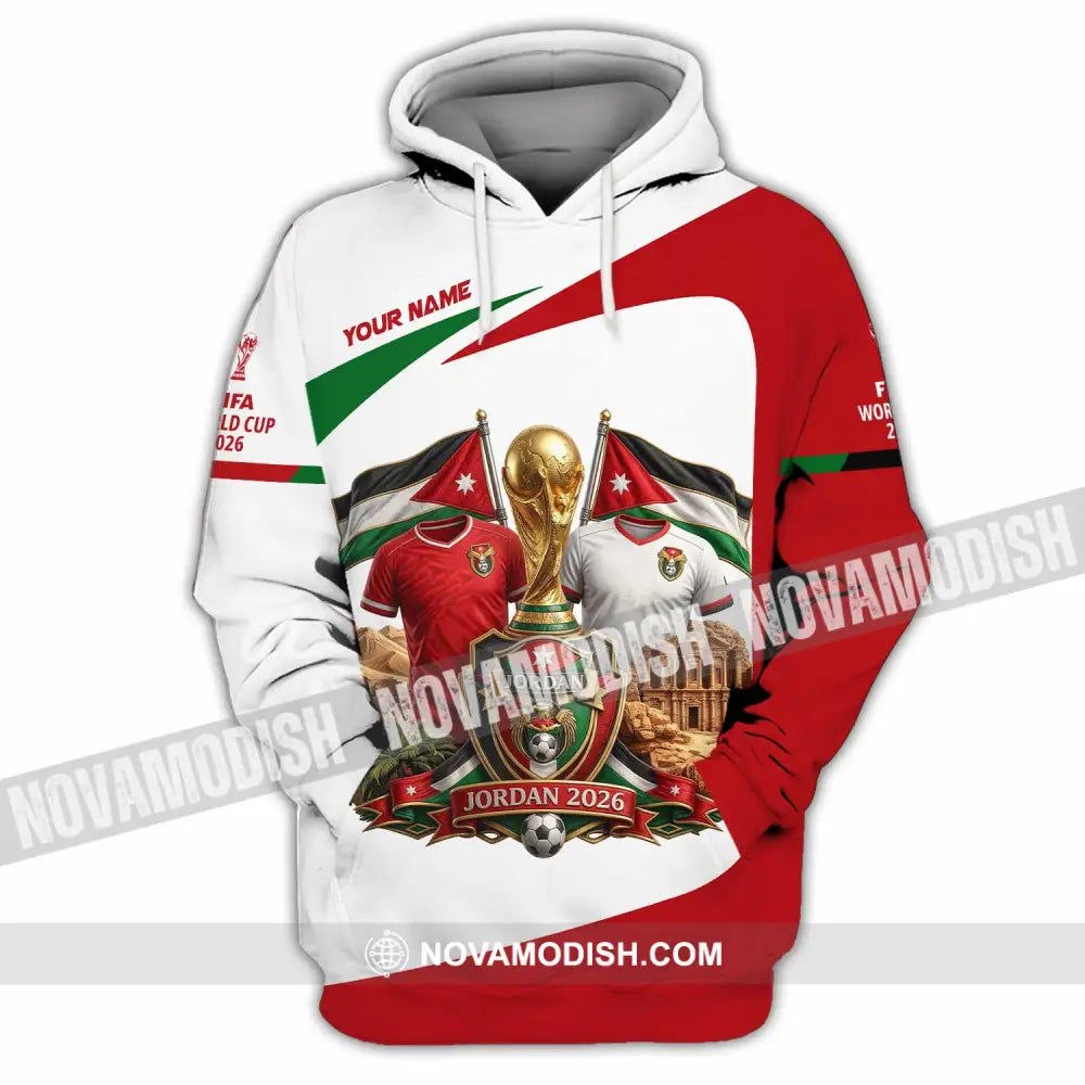 Unisex Shirt - Custom Jordan World Cup 2026 3D Shirt - Hoodie / S - T-shirt
