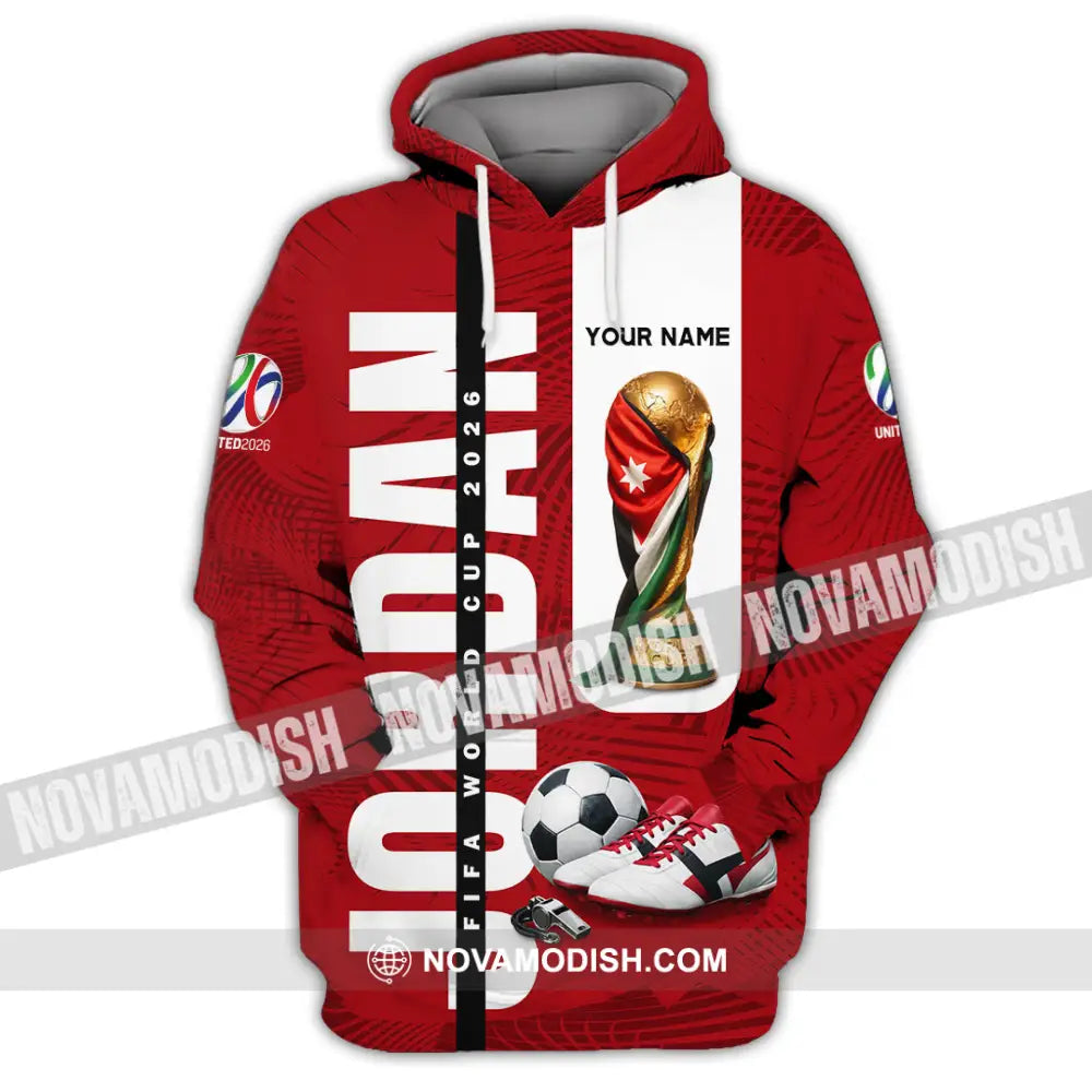 Unisex Shirt - Custom Jordan World Cup 2026 3D Shirt Hoodie / S T-shirt