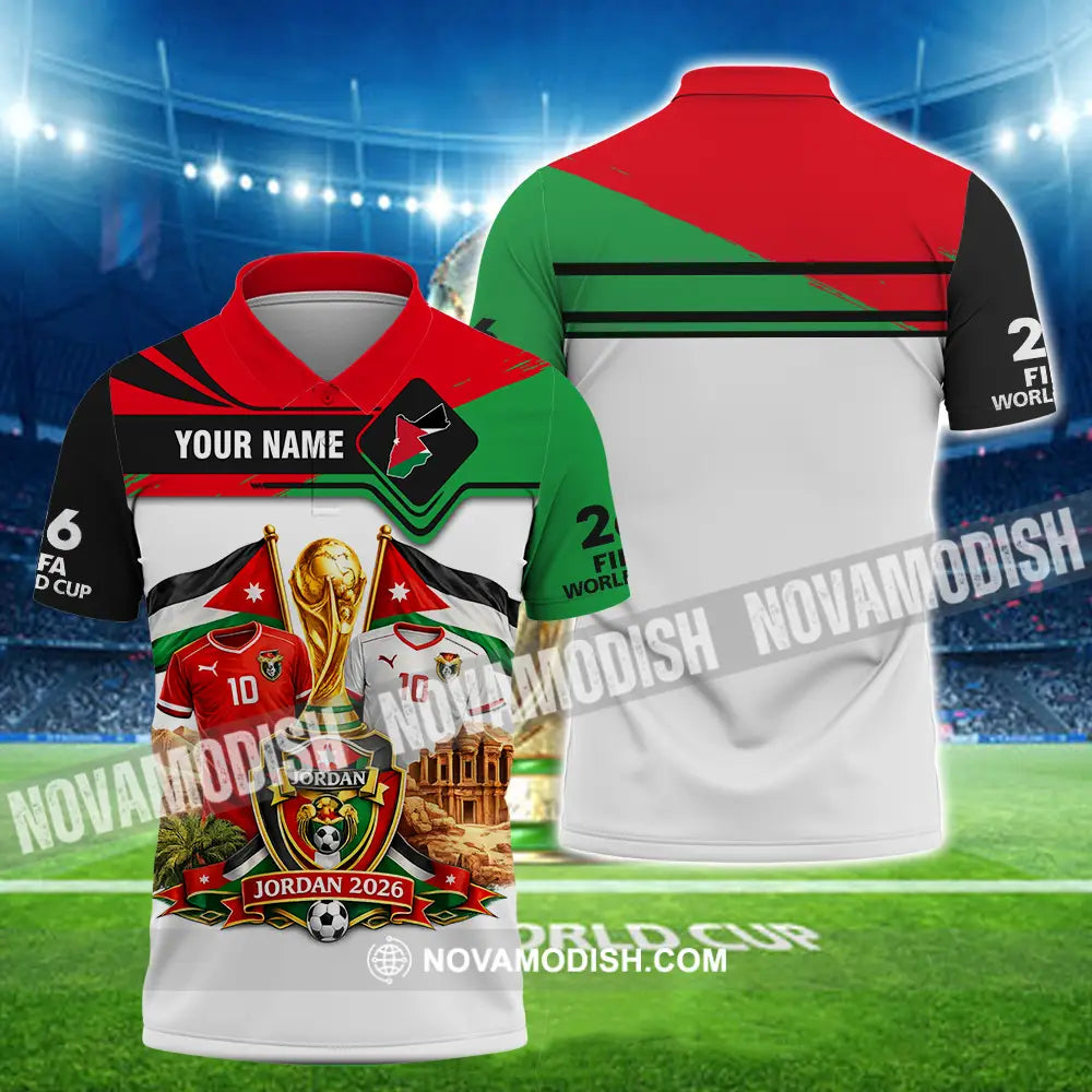 Unisex Shirt - Custom Jordan World Cup 2026 3D Shirt - Polo Shirt / S - T-shirt