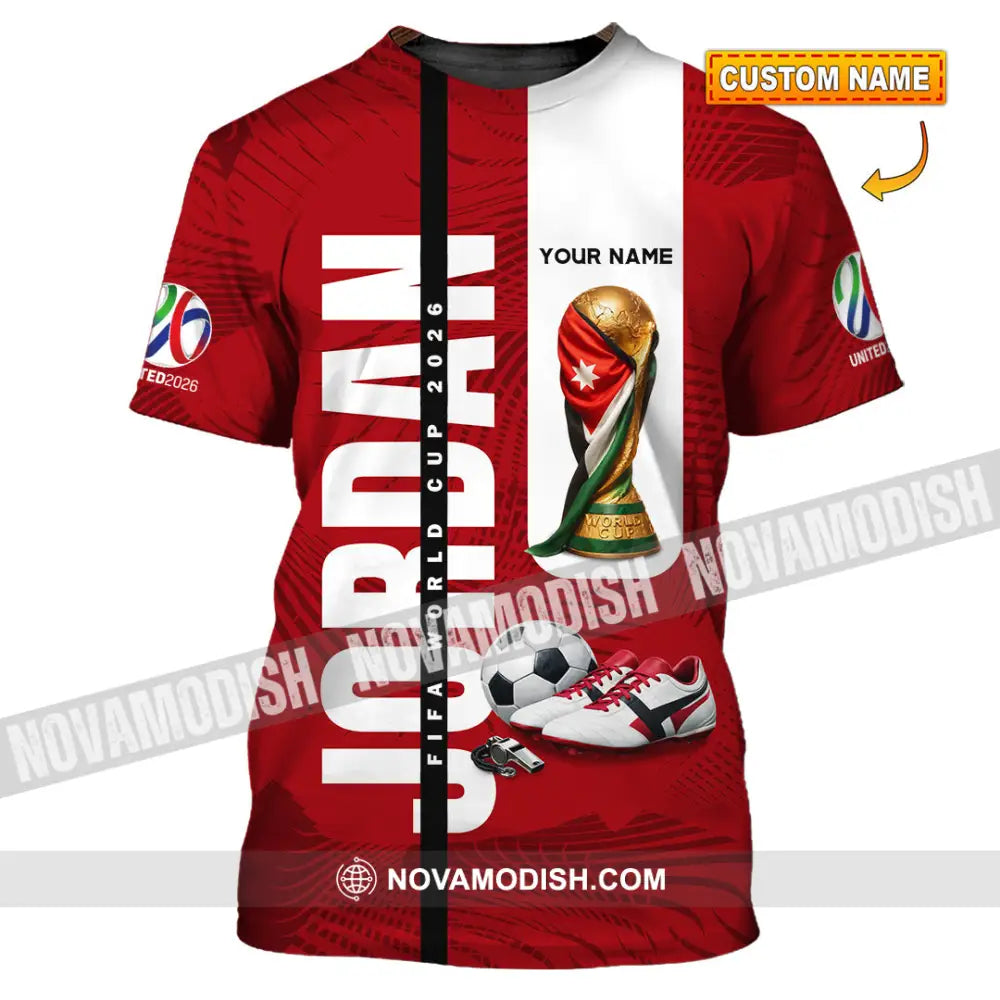 Unisex Shirt - Custom Jordan World Cup 2026 3D Shirt T-shirt