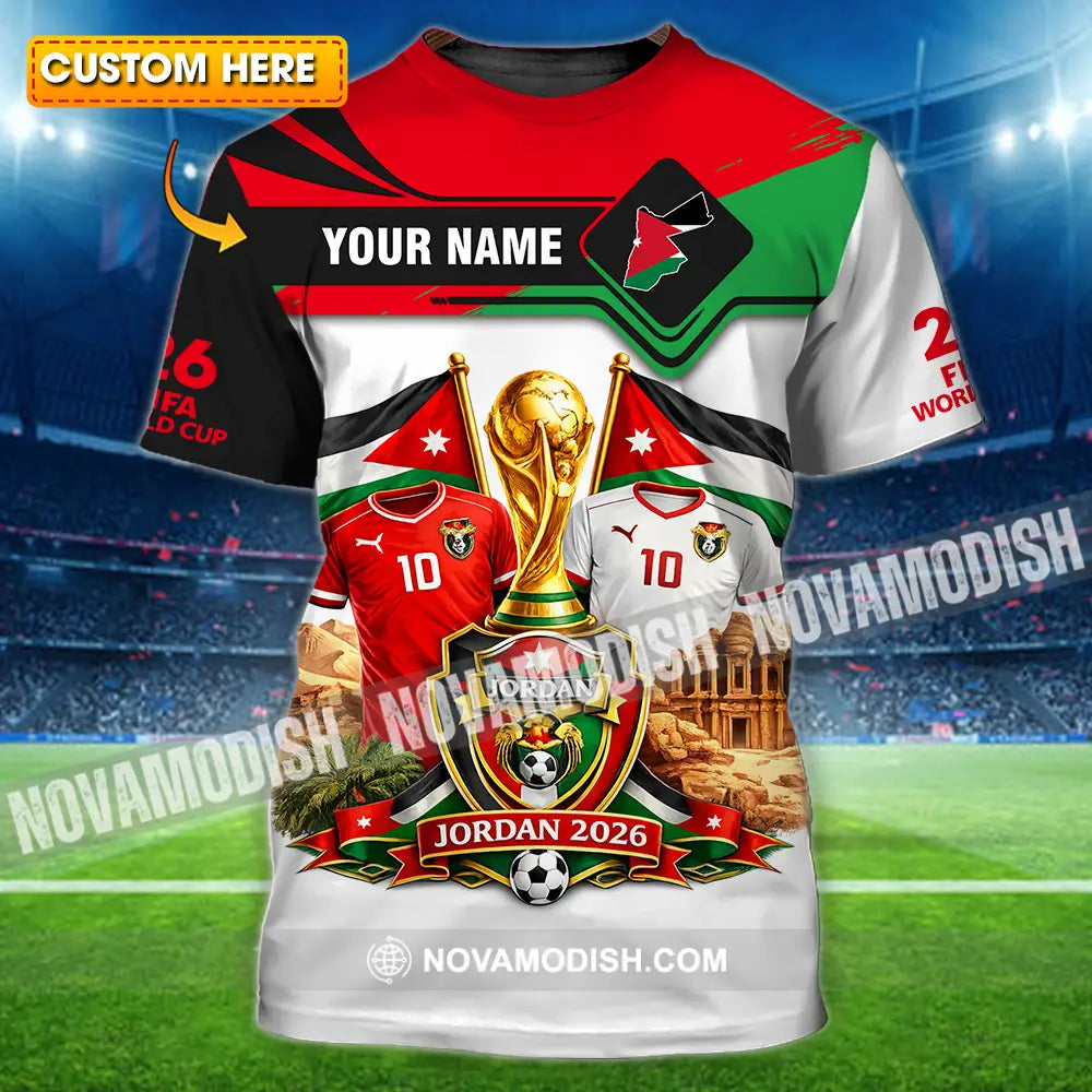 Unisex Shirt - Custom Jordan World Cup 2026 3D Shirt - T-shirt
