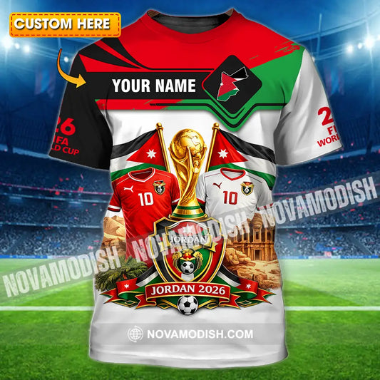 Unisex Shirt - Custom Jordan World Cup 2026 3D Shirt - T-shirt