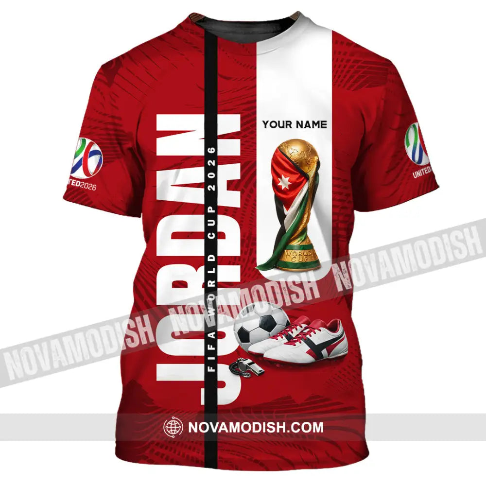 Unisex Shirt - Custom Jordan World Cup 2026 3D Shirt T-Shirt / S T-shirt