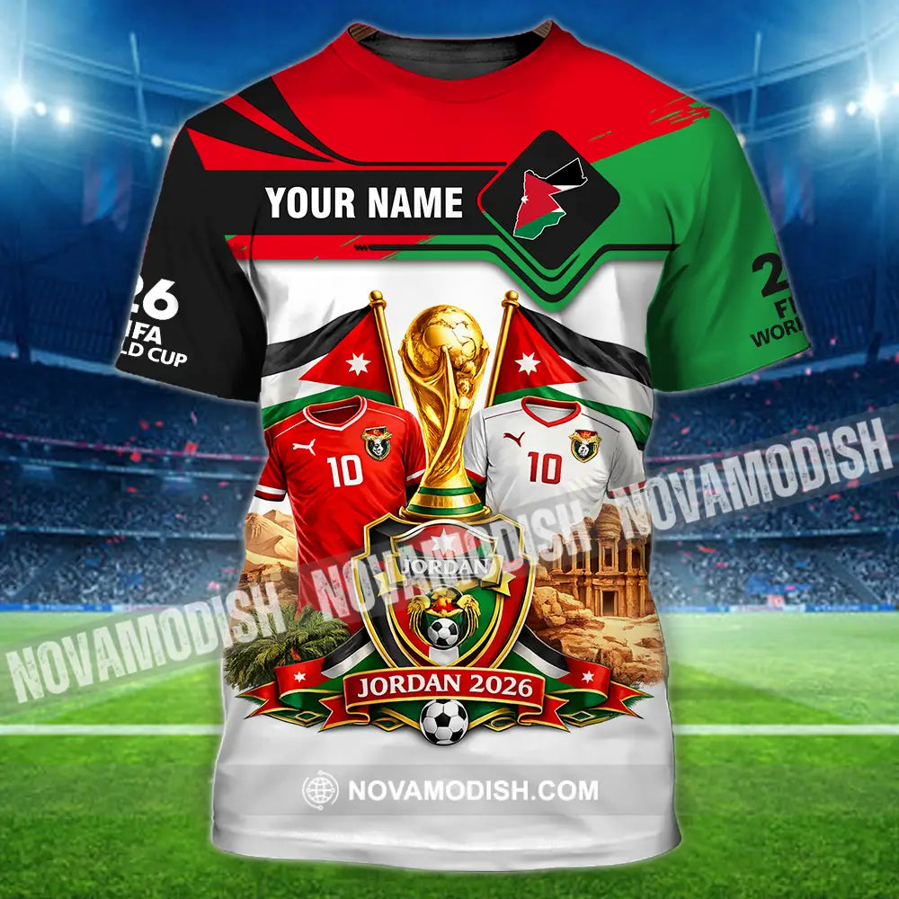 Unisex Shirt - Custom Jordan World Cup 2026 3D Shirt - T-Shirt / S - T-shirt