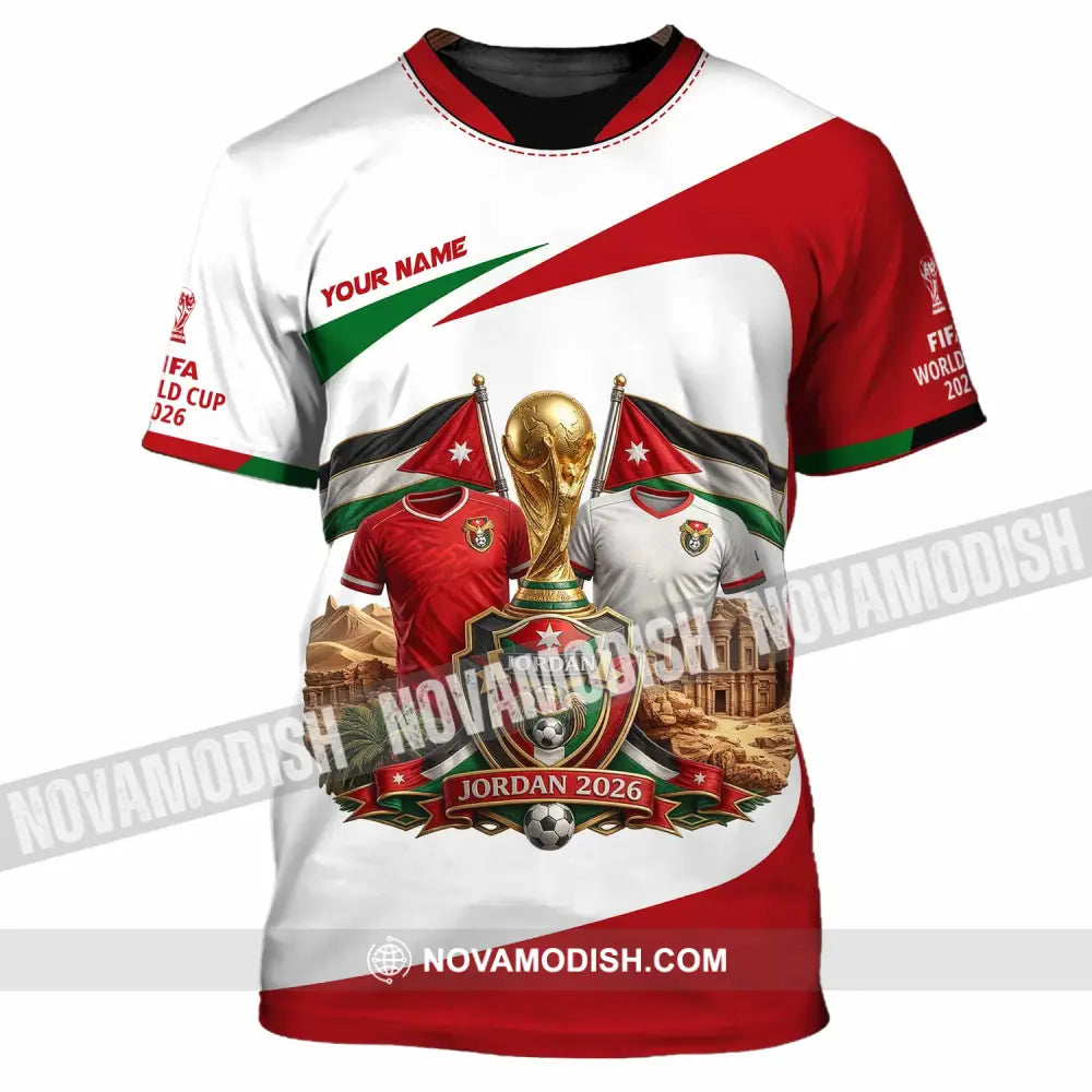 Unisex Shirt - Custom Jordan World Cup 2026 3D Shirt - T-Shirt / S - T-shirt