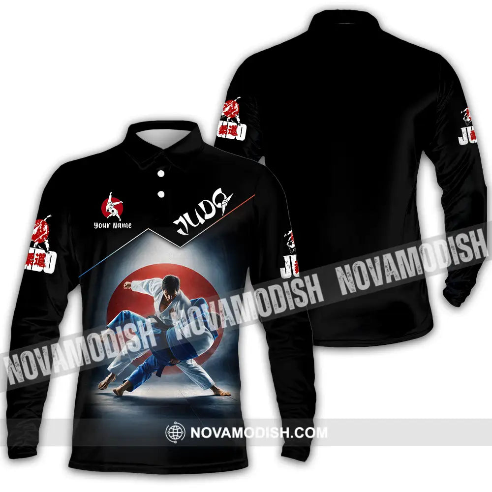 Unisex Shirt - Custom Judo 3D Shirt Long Sleeve Polo / S T-shirt