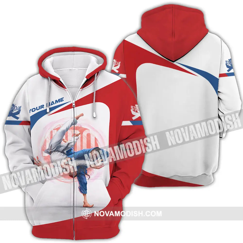 Unisex Shirt - Custom Judo 3D Shirt Zipper Hoodie / S T-shirt