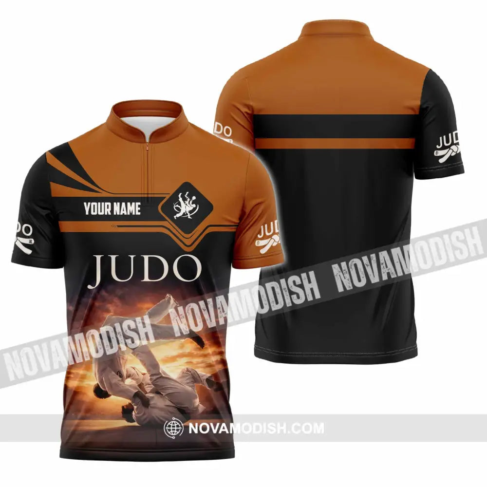 Unisex Shirt - Custom Judo Shirt - Zipper Polo Shirt / S - T-shirt