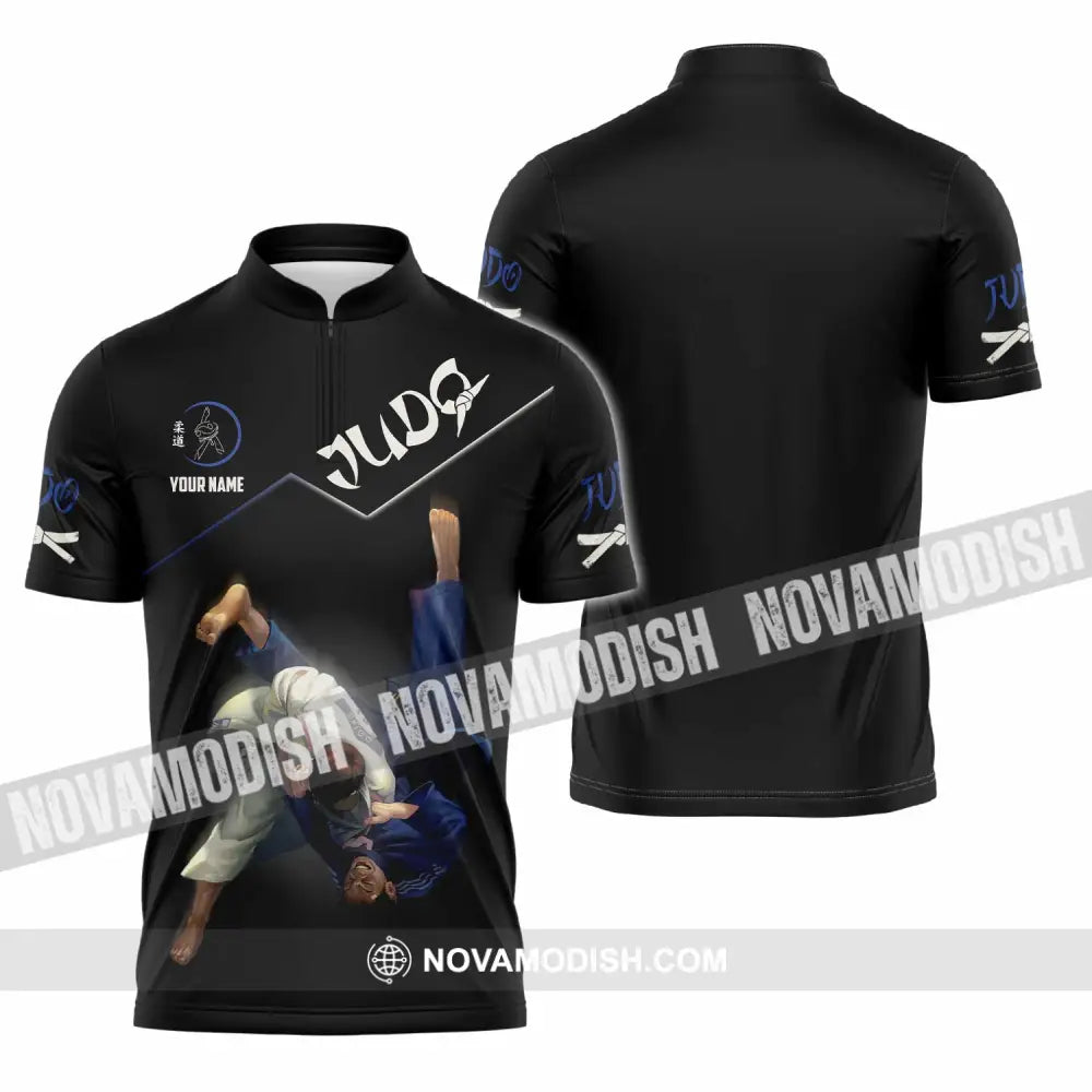 Unisex Shirt - Custom Judo Shirt Zipper Polo Shirt / S T-shirt