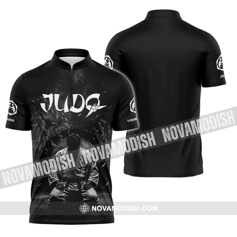 Unisex Shirt - Custom Judo Shirt - Zipper Polo Shirt / S - T-shirt