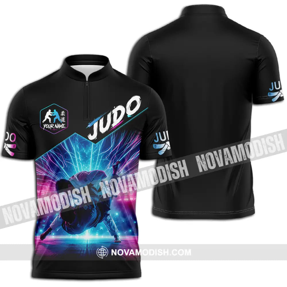 Unisex Shirt - Custom Judo Shirt - Zipper Polo Shirt / S - T-shirt