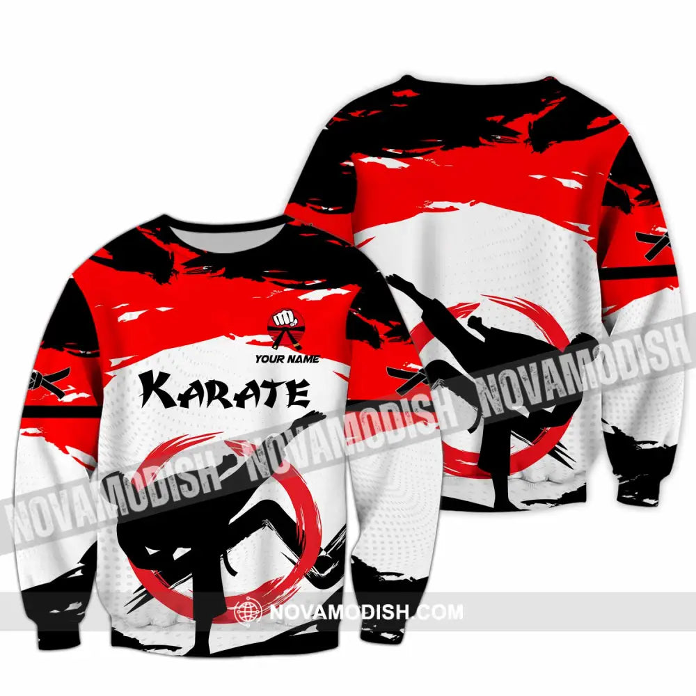 Unisex Shirt - Custom Karate 3D Shirt Long Sleeve / S T-shirt