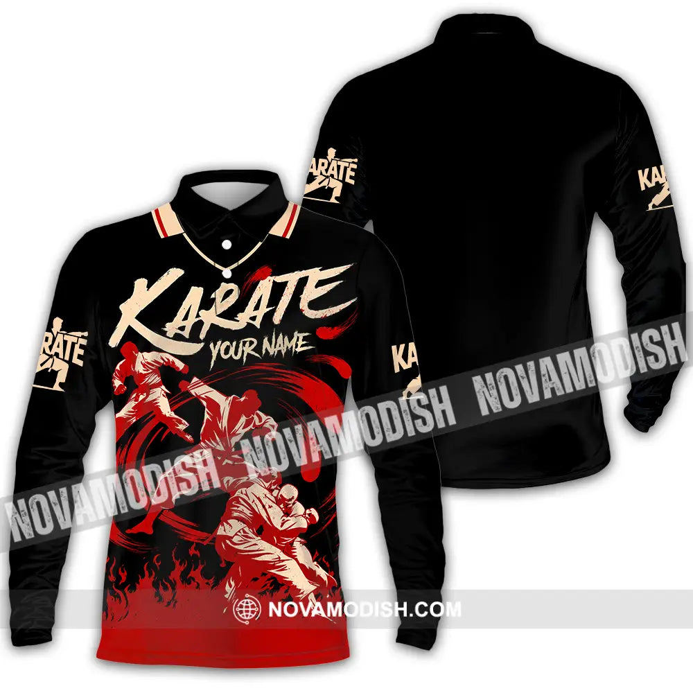 Unisex Shirt - Custom Karate Shirt - Long Sleeve Polo / S - T-shirt