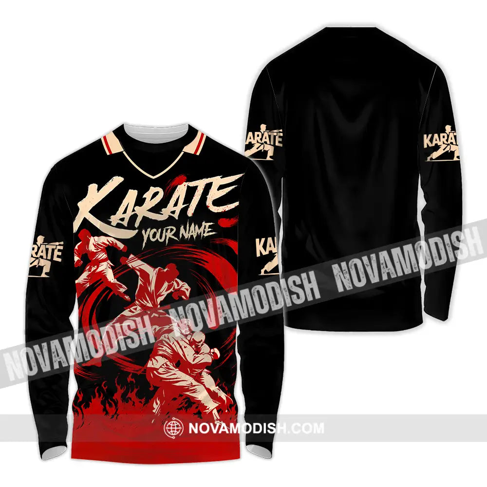 Unisex Shirt - Custom Karate Shirt - Long Sleeve Shirt / S - T-shirt