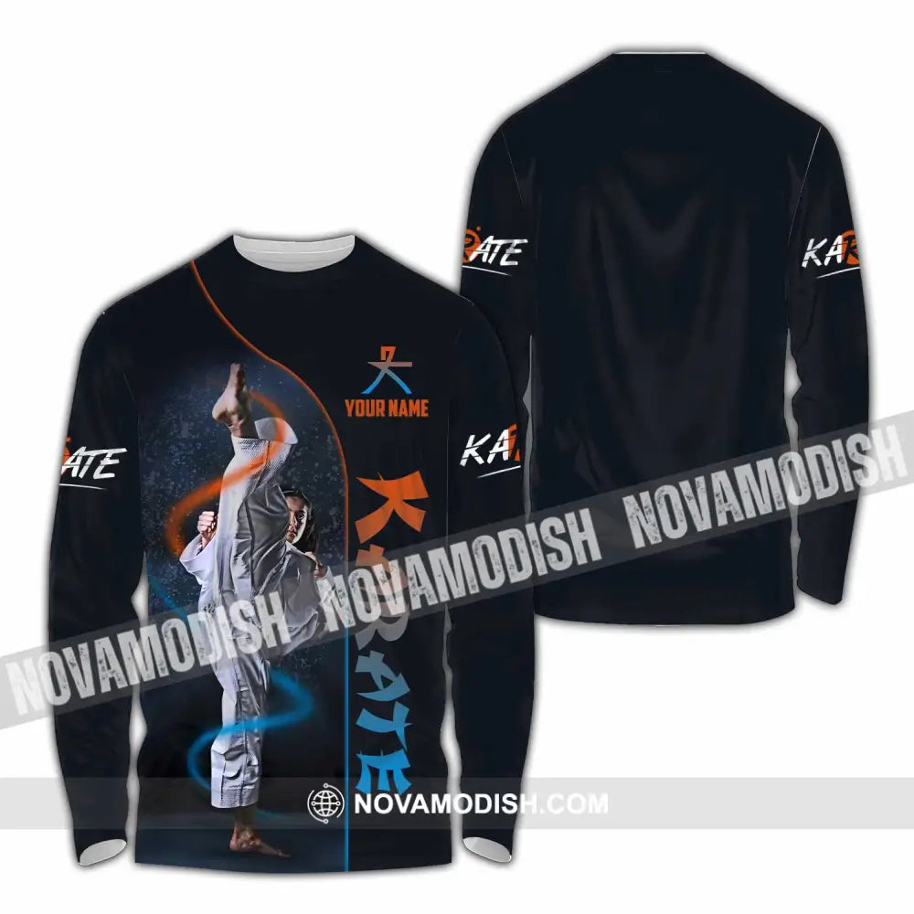 Unisex Shirt - Custom Karate Shirt Long Sleeve Shirt / S T-shirt
