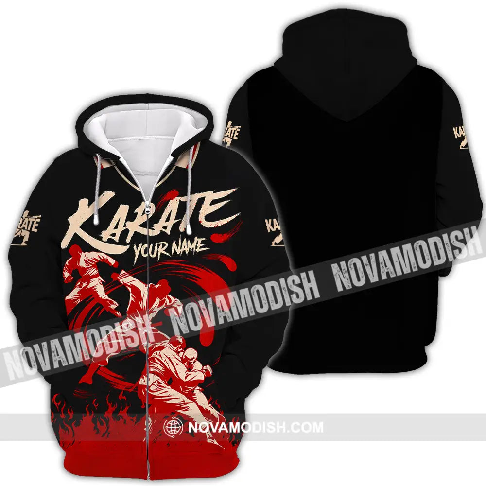 Unisex Shirt - Custom Karate Shirt - Zipper Hoodie / S - T-shirt