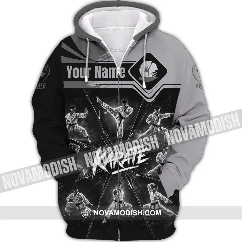 Unisex Shirt - Custom Karate Shirt - Zipper Hoodie / S - T-shirt