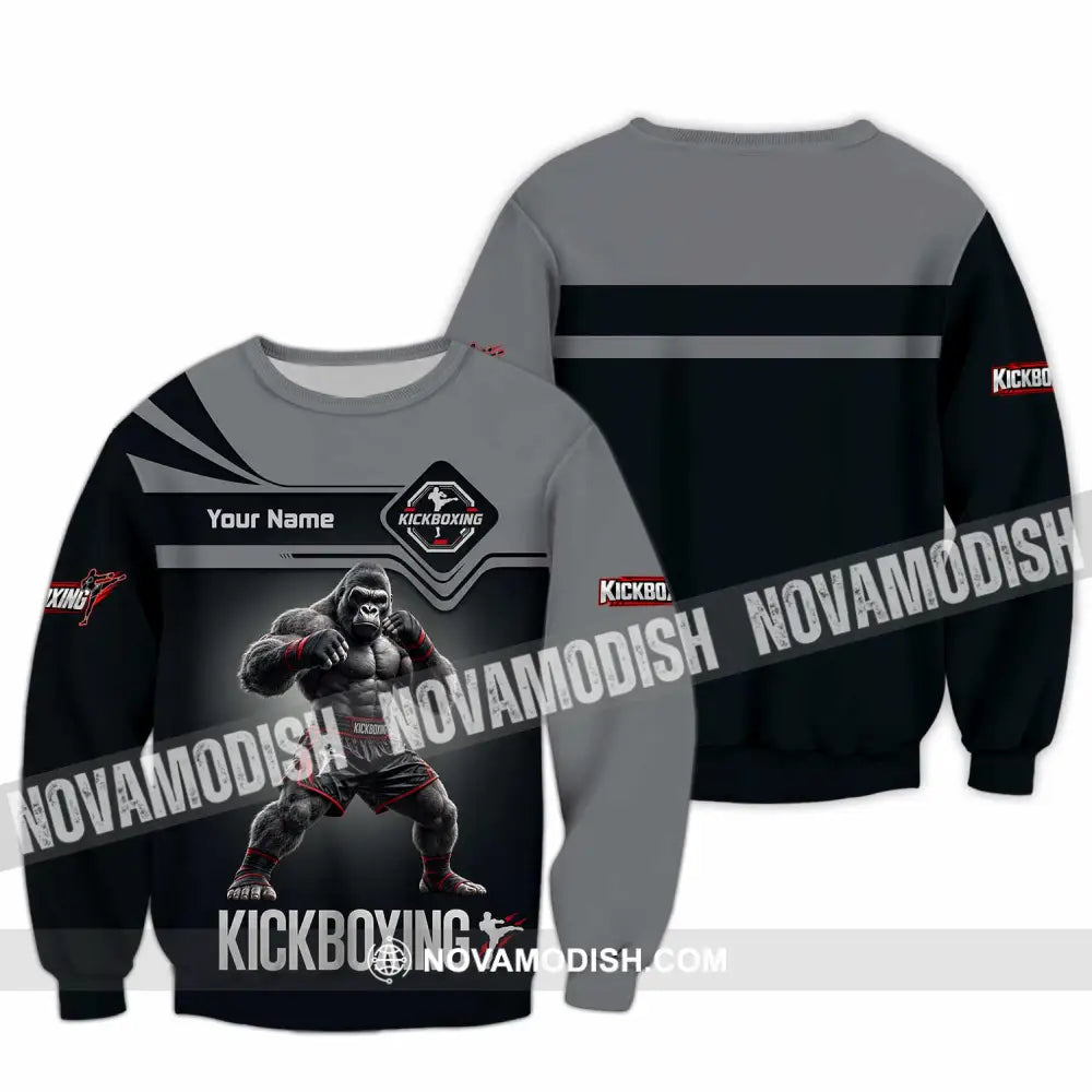Unisex Shirt - Custom Kickboxing Shirt - Long Sleeve / S - T-shirt