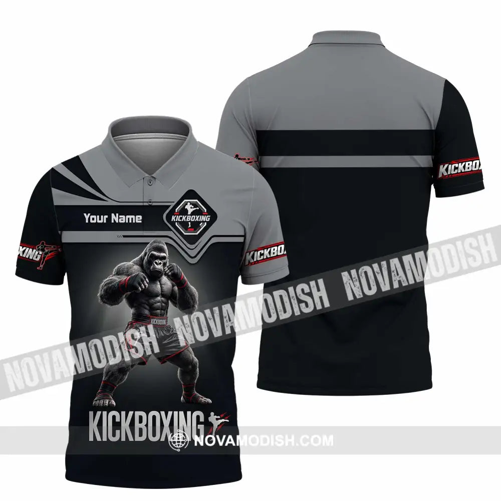 Unisex Shirt - Custom Kickboxing Shirt - Polo Shirt / S - T-shirt