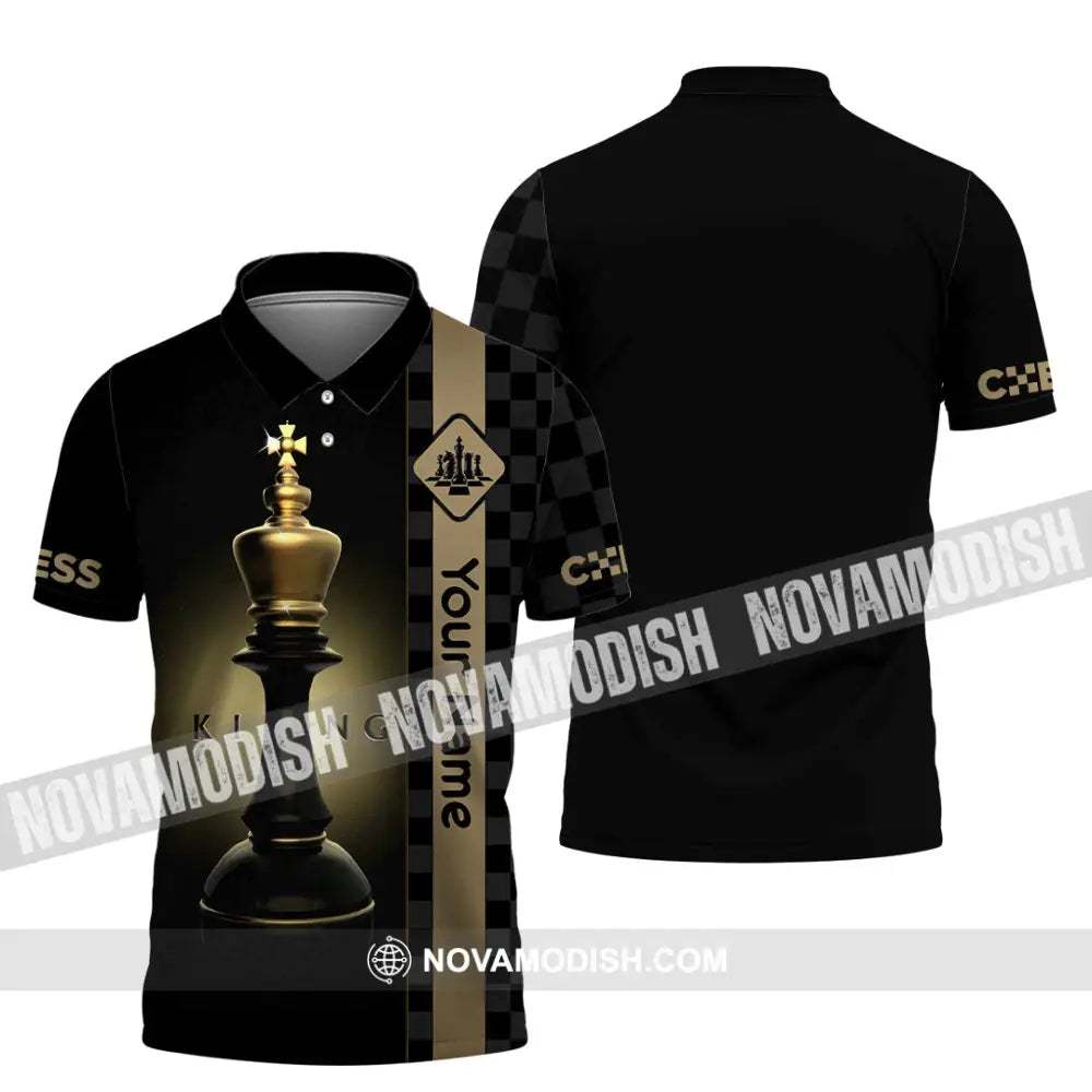 Unisex Shirt - Custom King Of Chess Shirt Polo Shirt / S T-shirt