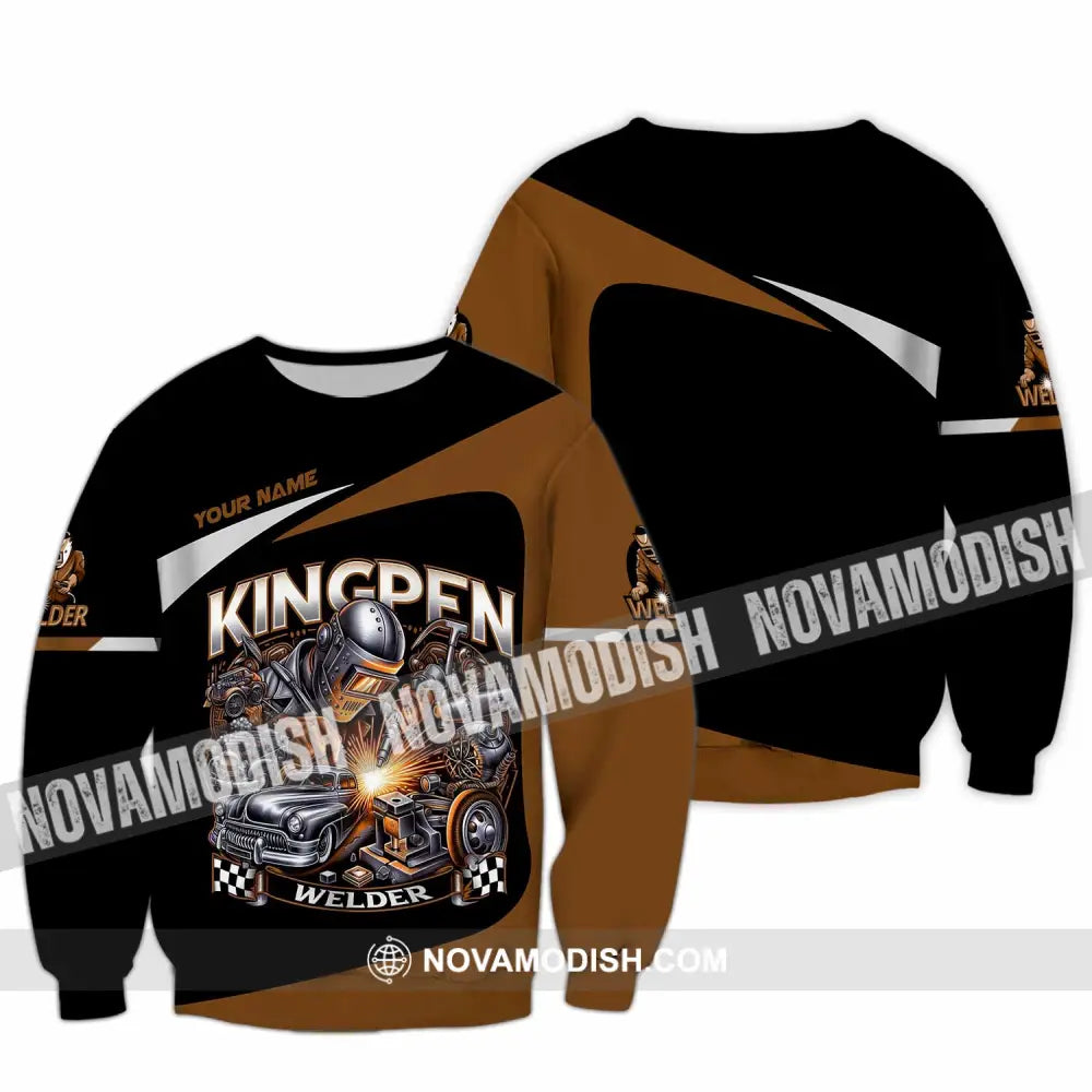 Unisex Shirt - Custom Kingpen Welder Shirt Long Sleeve / S T-shirt