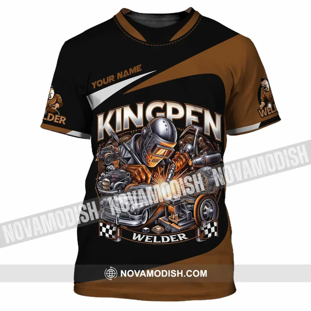 Unisex Shirt - Custom Kingpen Welder Shirt T-Shirt / S T-shirt