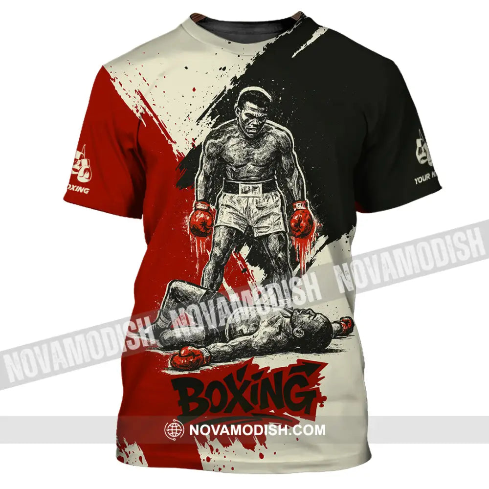 Unisex Shirt - Custom Knock Out Boxing Sport Shirt T-Shirt / S T-shirt
