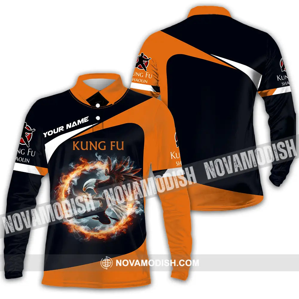 Unisex Shirt - Custom Kung Fu Shirt Long Sleeve Polo / S T-shirt