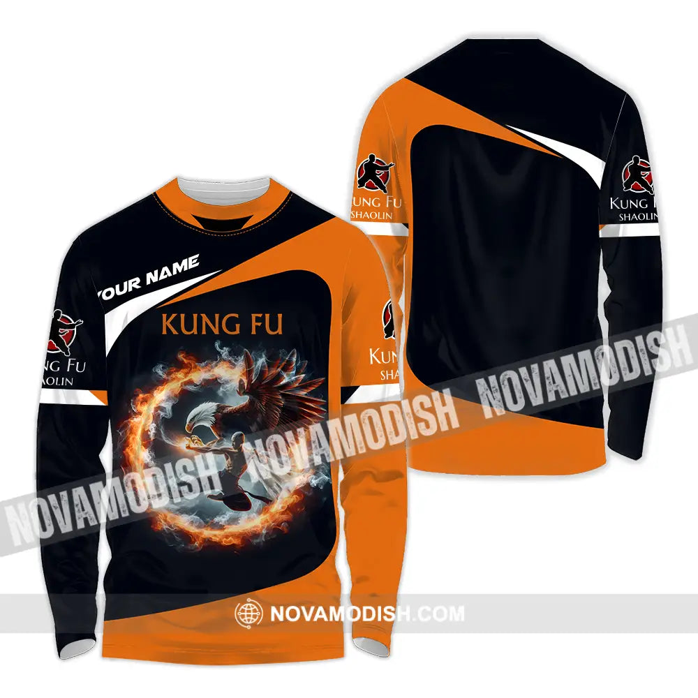 Unisex Shirt - Custom Kung Fu Shirt Long Sleeve Shirt / S T-shirt