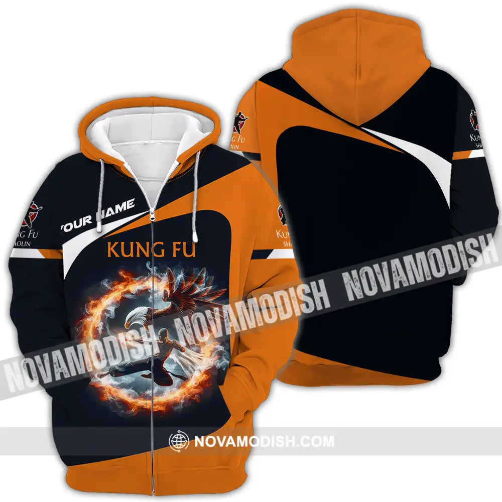 Unisex Shirt - Custom Kung Fu Shirt Zipper Hoodie / S T-shirt
